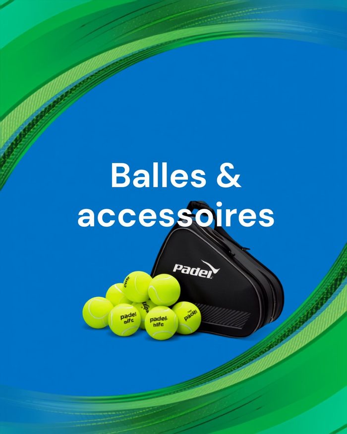 Balles et accessoires de padel